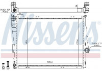 Radiateur, refroidissement du moteur 60782 Nissens
