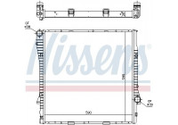 Radiateur, refroidissement du moteur 60819 Nissens