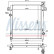 Radiateur, refroidissement du moteur 61035 Nissens