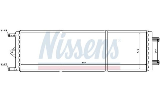 Radiateur, refroidissement du moteur 61209 Nissens
