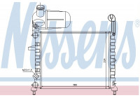 Radiateur, refroidissement du moteur 61845 Nissens