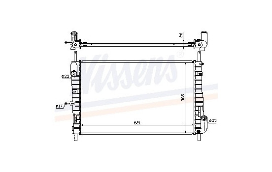 Radiateur, refroidissement du moteur 62025A Nissens