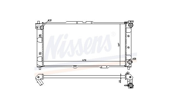 Radiateur, refroidissement du moteur 62382A Nissens