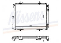 Radiateur, refroidissement du moteur 62582A Nissens