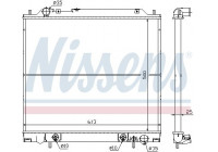 Radiateur, refroidissement du moteur 62855 Nissens