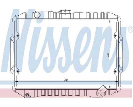 Radiateur, refroidissement du moteur 62856 Nissens