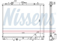 Radiateur, refroidissement du moteur 62895A Nissens