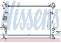 Radiateur, refroidissement du moteur 630716 Nissens