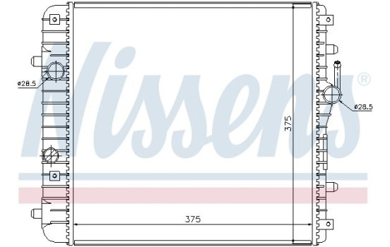 Radiateur, refroidissement du moteur 630738 Nissens, Image 2