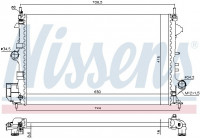 Radiateur, refroidissement du moteur 630789 Nissens