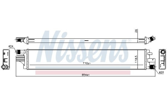 Radiateur, refroidissement du moteur 630794 Nissens