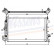 Radiateur, refroidissement du moteur 63113A Nissens