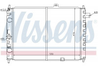 Radiateur, refroidissement du moteur 63170 Nissens