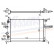 Radiateur, refroidissement du moteur 632481 Nissens