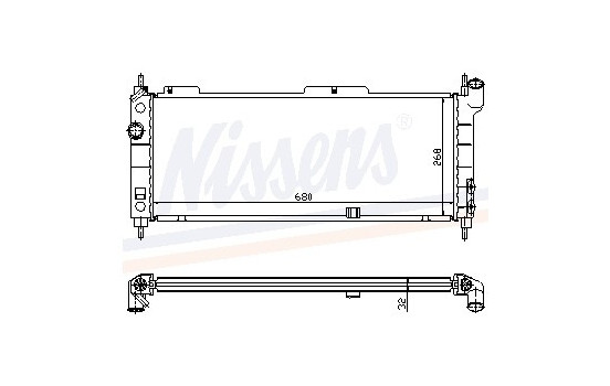 Radiateur, refroidissement du moteur 63254A Nissens
