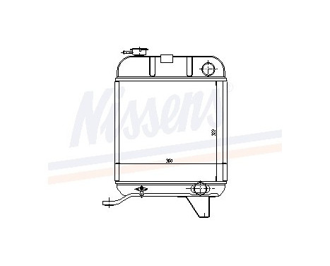 Radiateur, refroidissement du moteur 63460 Nissens