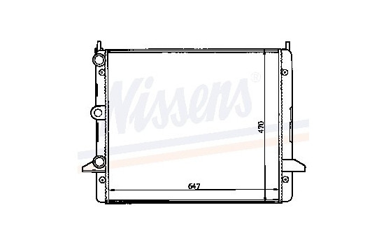 Radiateur, refroidissement du moteur 63992 Nissens