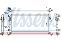 Radiateur, refroidissement du moteur 64106 Nissens