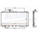 Radiateur, refroidissement du moteur 64167A Nissens