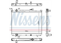 Radiateur, refroidissement du moteur 64206 Nissens