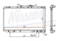 Radiateur, refroidissement du moteur 64664A Nissens