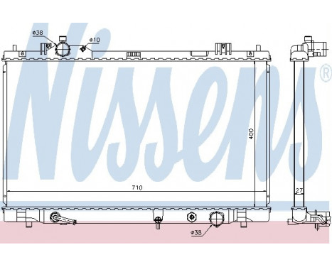 Radiateur, refroidissement du moteur 646834 Nissens