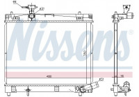 Radiateur, refroidissement du moteur 646868 Nissens