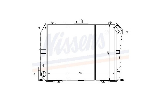 Radiateur, refroidissement du moteur 64737 Nissens
