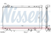 Radiateur, refroidissement du moteur 64756 Nissens