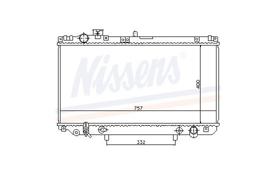 Radiateur, refroidissement du moteur 64762 Nissens