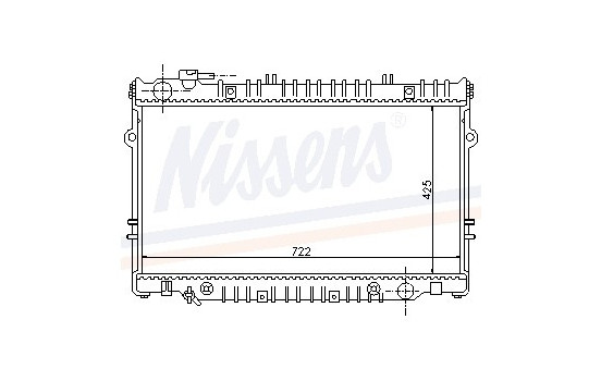 Radiateur, refroidissement du moteur 64861 Nissens