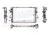 Radiateur, refroidissement du moteur 65282A Nissens