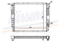 Radiateur, refroidissement du moteur 65550A Nissens