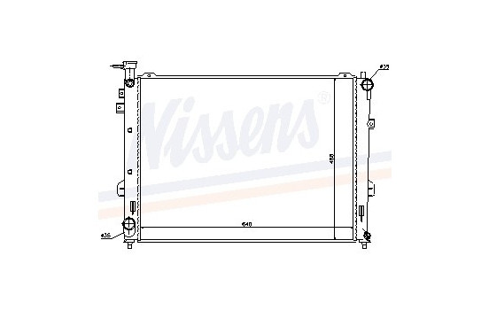 Radiateur, refroidissement du moteur 66683 Nissens