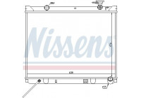 Radiateur, refroidissement du moteur 66766 Nissens