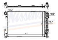 Radiateur, refroidissement du moteur 67161 Nissens