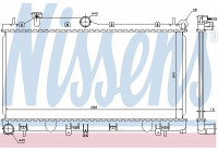 Radiateur, refroidissement du moteur 67723 Nissens