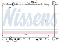 Radiateur, refroidissement du moteur 68151 Nissens