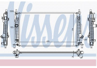 Radiateur, refroidissement du moteur 68521 Nissens