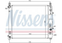 Radiateur, refroidissement du moteur 68796 Nissens