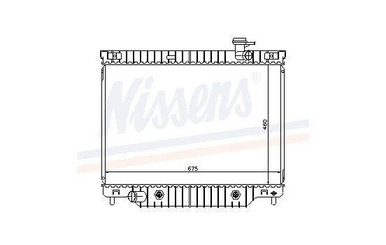 Radiateur, refroidissement du moteur 69211 Nissens