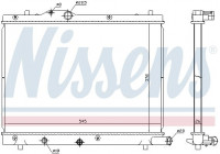 Radiateur, refroidissement du moteur 69404 Nissens