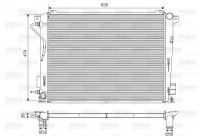 Radiateur, refroidissement du moteur 701600 Valeo