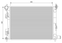 Radiateur, refroidissement du moteur 701620 Valeo