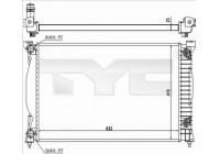 Radiateur, refroidissement du moteur 702-0014-R TYC