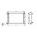 Radiateur, refroidissement du moteur 73002076 International Radiators