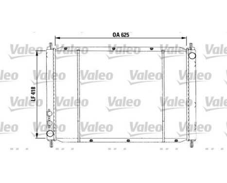 Radiateur, refroidissement du moteur 730591 Valeo