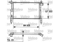 Radiateur, refroidissement du moteur 730975 Valeo