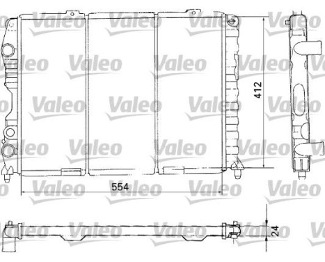 Radiateur, refroidissement du moteur 731283 Valeo