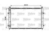 Radiateur, refroidissement du moteur 732397 Valeo